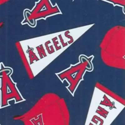 Foust Textiles Inc Anaheim Angels Fleece 
